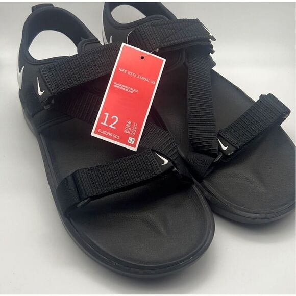 Nike Vista‎ Casual Open-toed outdoor summer black strap Sandals-NWB- Men 12 main image 4